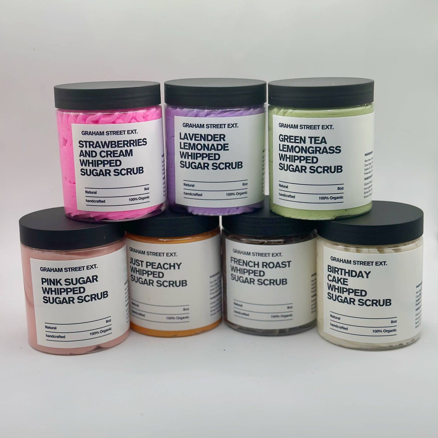 Lavender Lemonade Whipped Sugar Scrub: 4oz