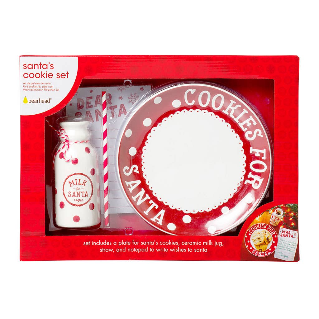 Santa's Milk & Cookie Set