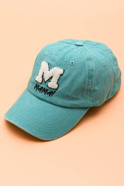 WASHED SHERPA M FOR MAMA CAP 40HW707: DENIM BLUE