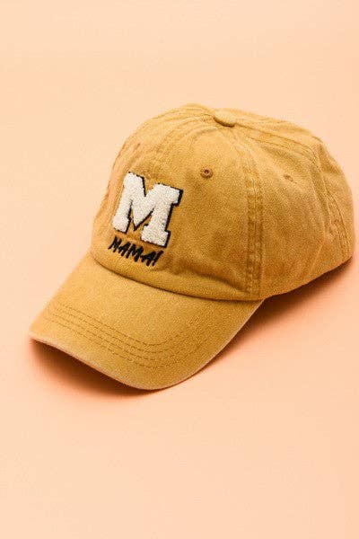 WASHED SHERPA M FOR MAMA CAP 40HW707: DENIM BLUE