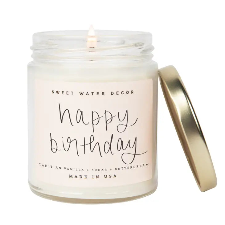 HAPPY BIRTHDAY 9oz SOY CANDLE