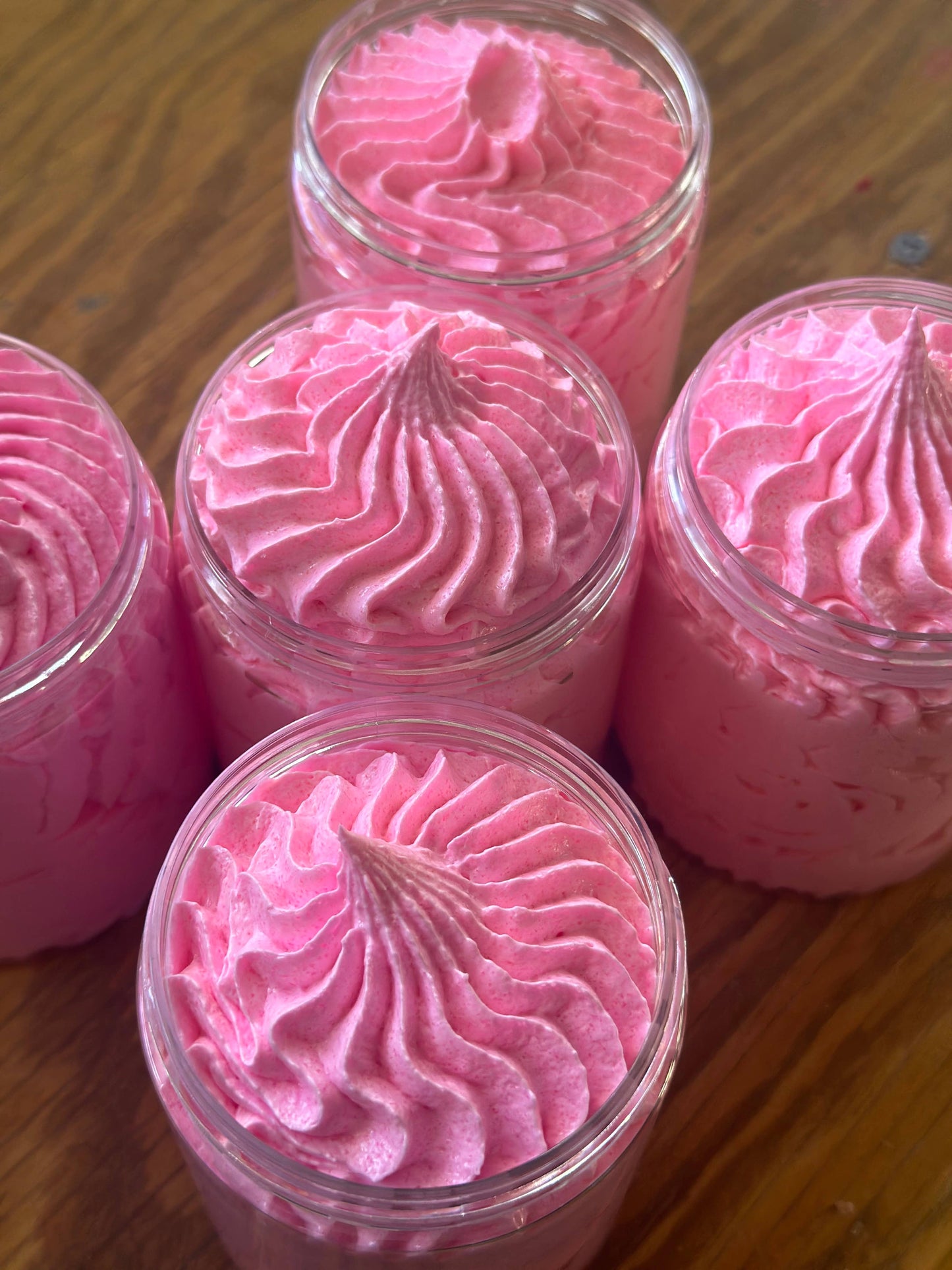 Strawberries and Cream Whipped Sugar Scrub: 4oz