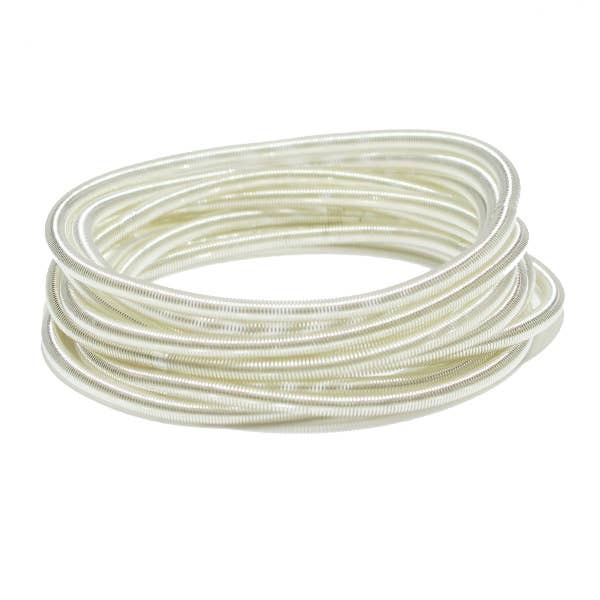 Guitar String Stretch Bracelet Set: Gold / ONE SIZE