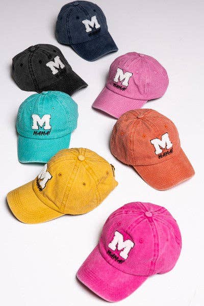 WASHED SHERPA M FOR MAMA CAP 40HW707: DENIM BLUE