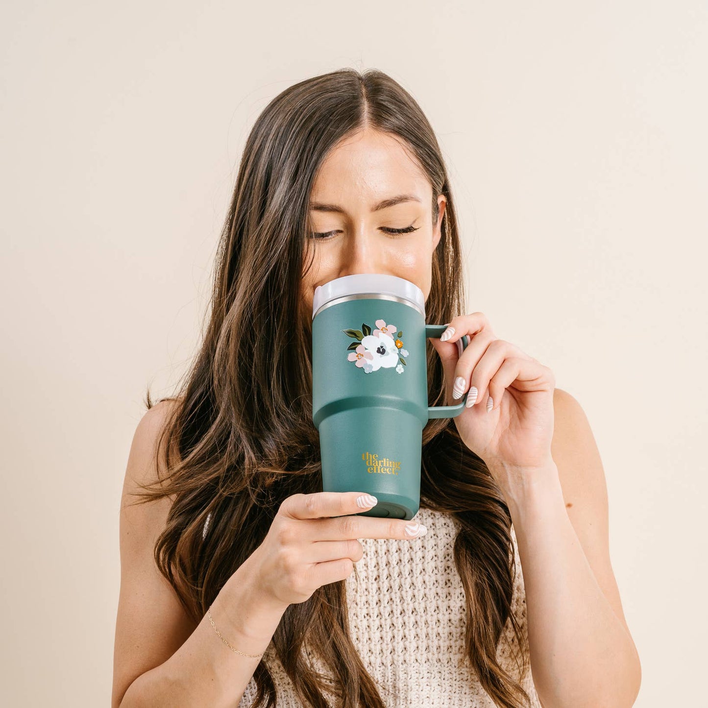 20oz Mini On-the-Go Tumbler - Bloom Jade