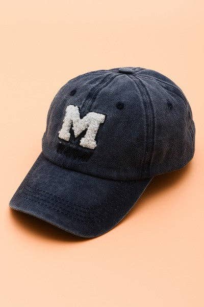 WASHED SHERPA M FOR MAMA CAP 40HW707: DENIM BLUE