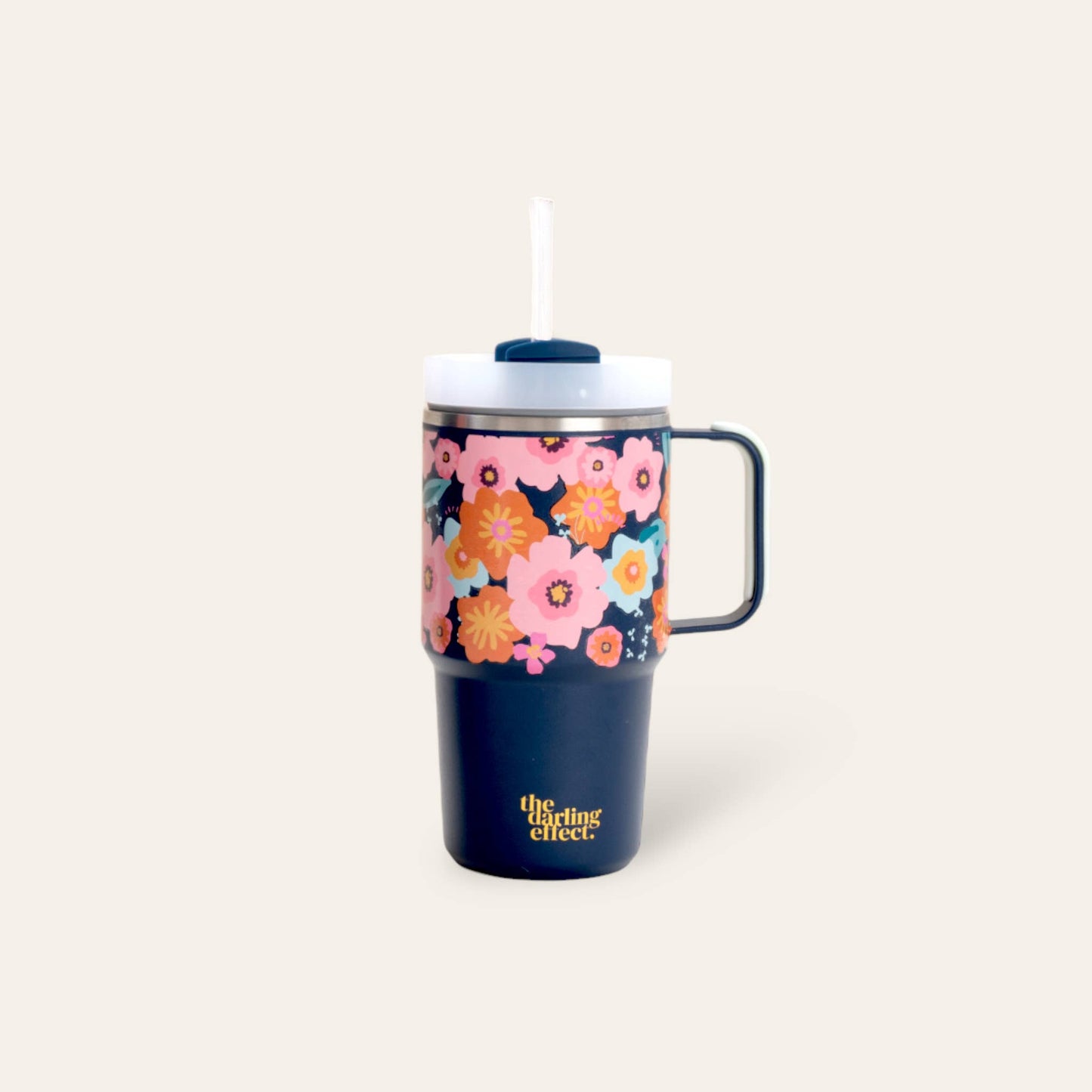 20oz Mini On-the-Go Tumbler - Bright + Bloomy