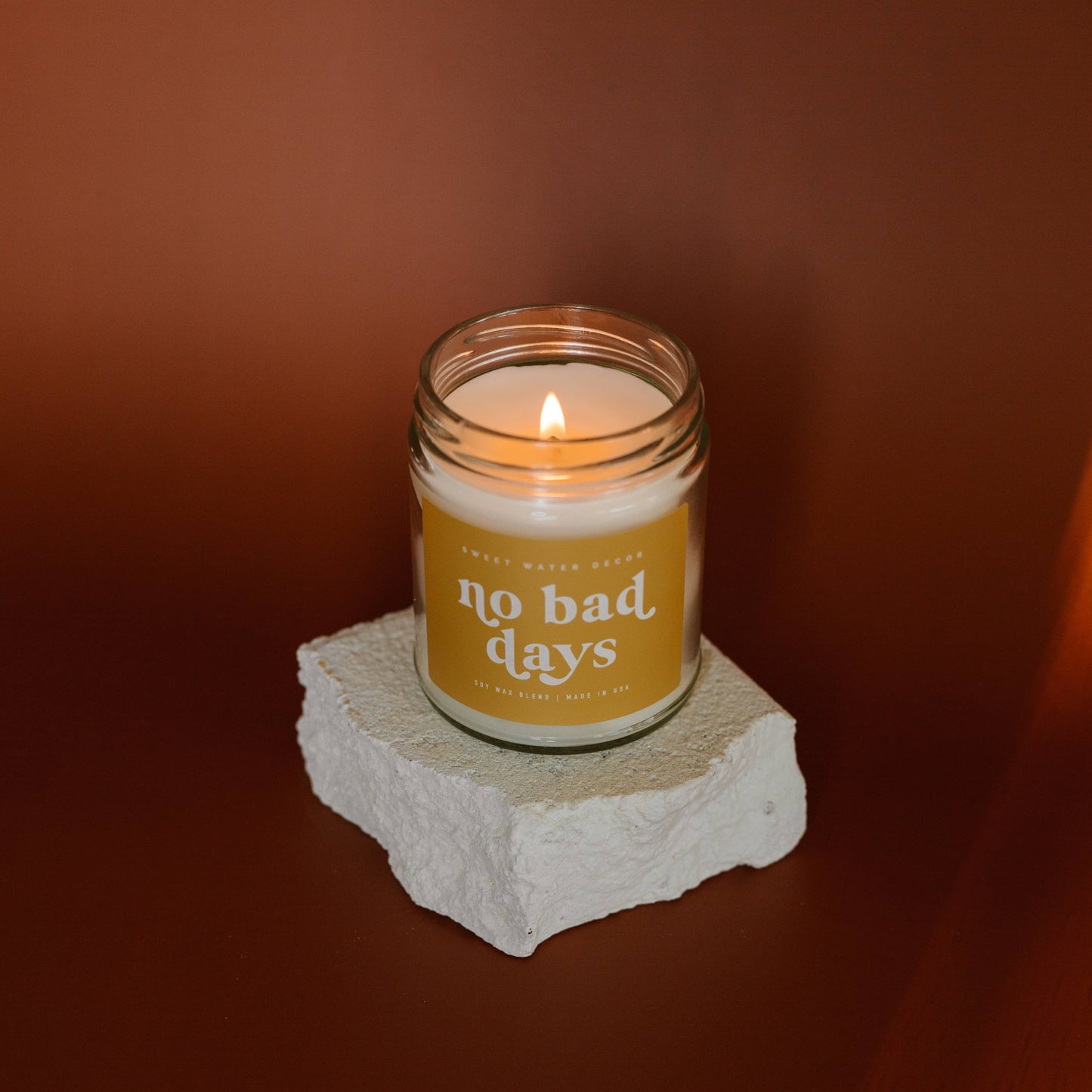 No Bad Days 9 oz Soy Candle - Home Decor & Gifts