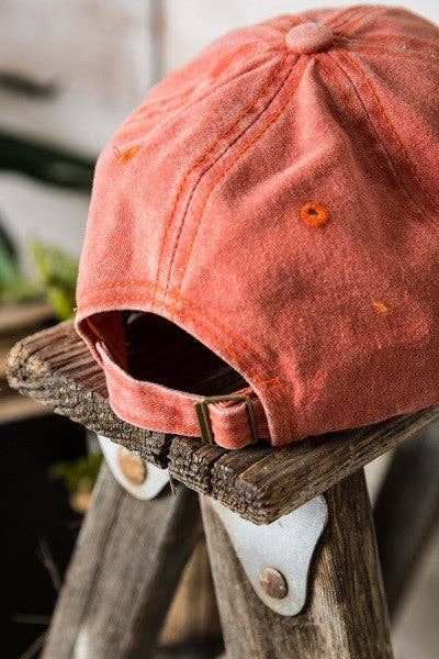 WASHED SHERPA M FOR MAMA CAP 40HW707: TERRACOTTA