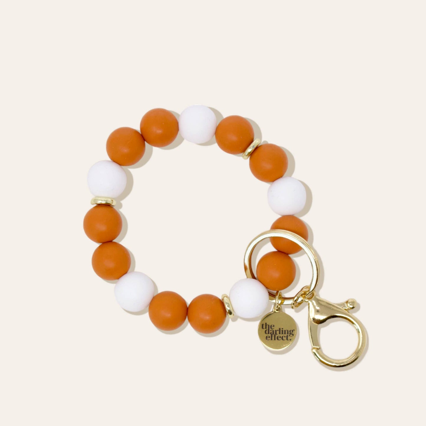 Game Day Hands-Free Keychain Wristlet - Orange