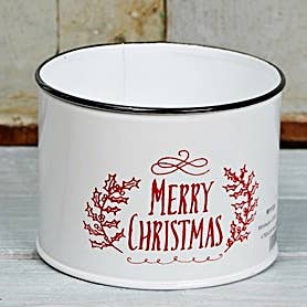Round Bucket-Merry Christmas