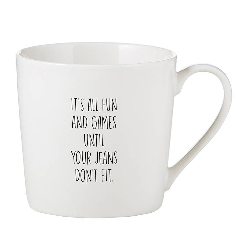 Cafe Mug  - Jeans Don't Fit