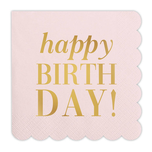 Cocktail Napkins - Happy Birthday