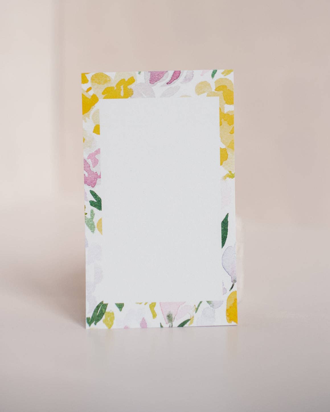 Abstract Flora Watercolor 75 Sheet Desk Notepad